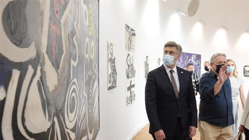 Plenković i Obuljen Koržinek obišli izložbu „Murtić 100“